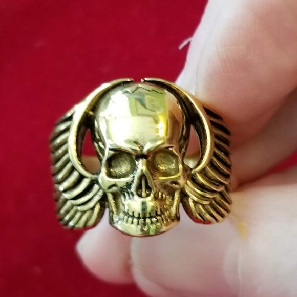 Angel skull ring, NWOT - Picture 8 of 11